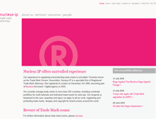Tablet Screenshot of nucleus-ip.com